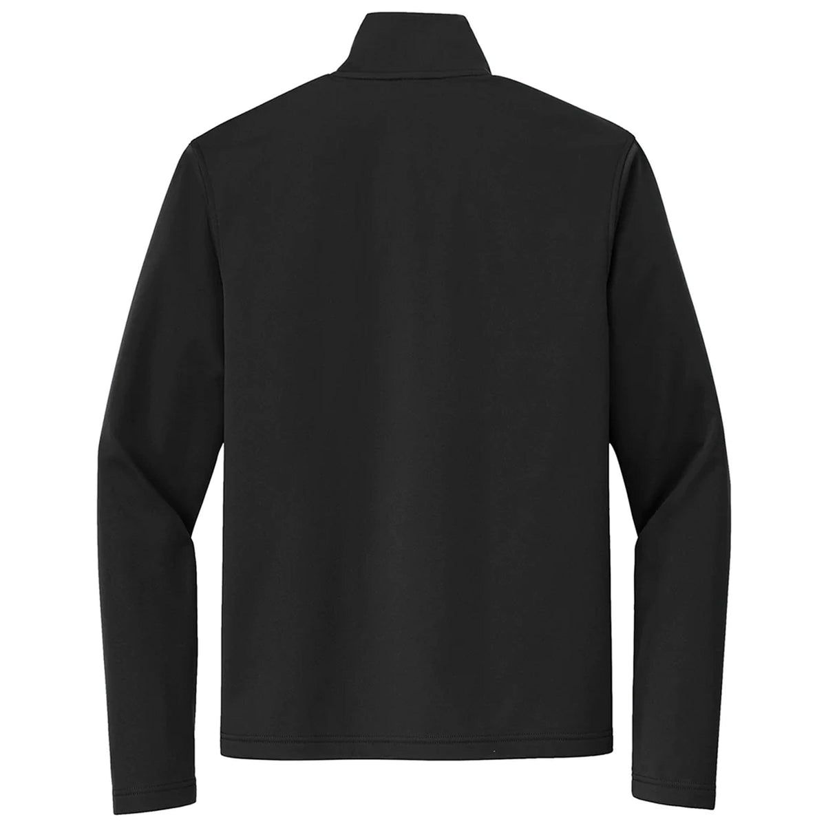 Aluminum Embroidered Flexshell Black Jacket
