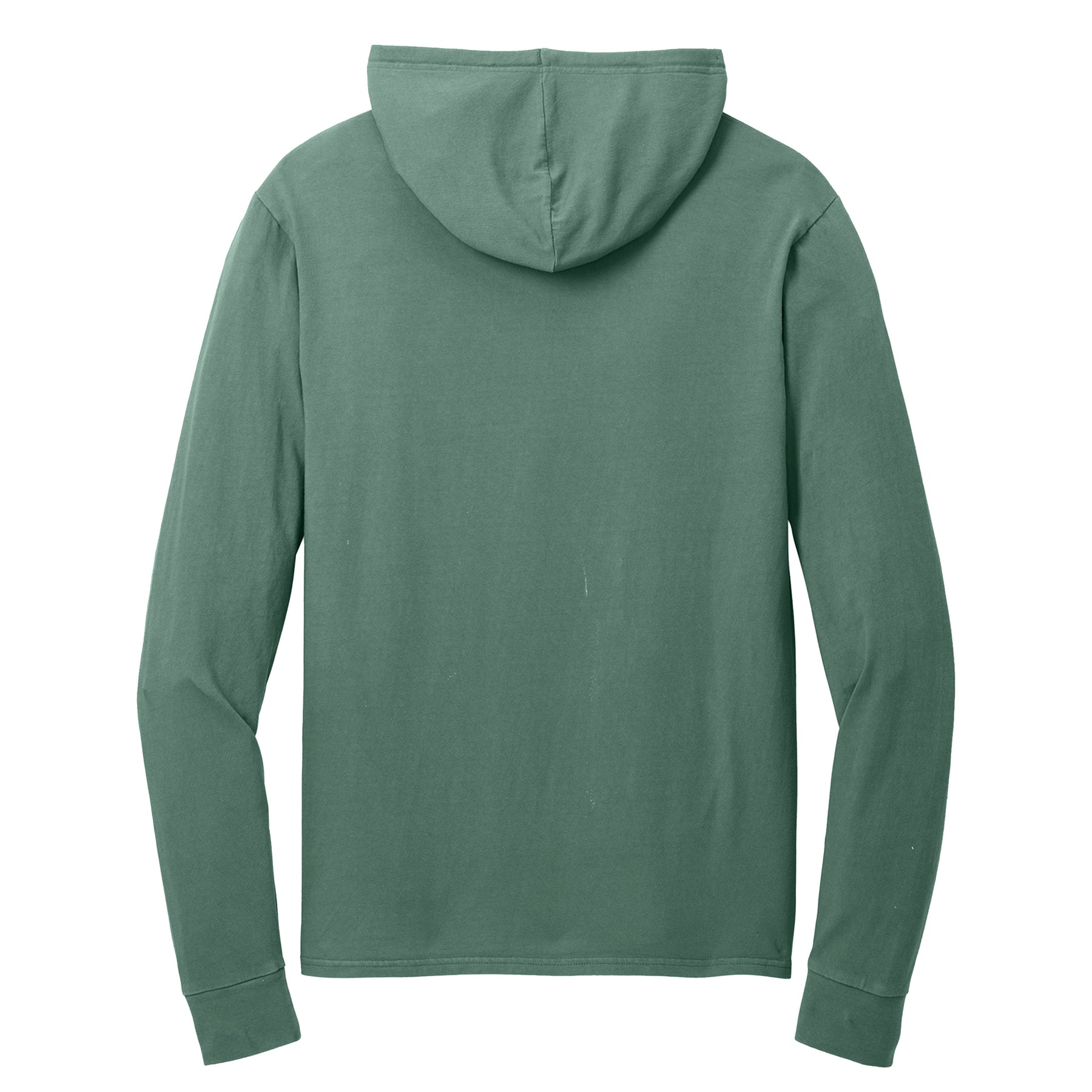 Marines EGA Bleach Washed Hooded Pullover Tee - Cypress Green