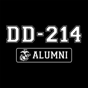 Marines DD-214 Alumni 2-Sided T-Shirt