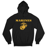Gold Vintage Marines Hoodie