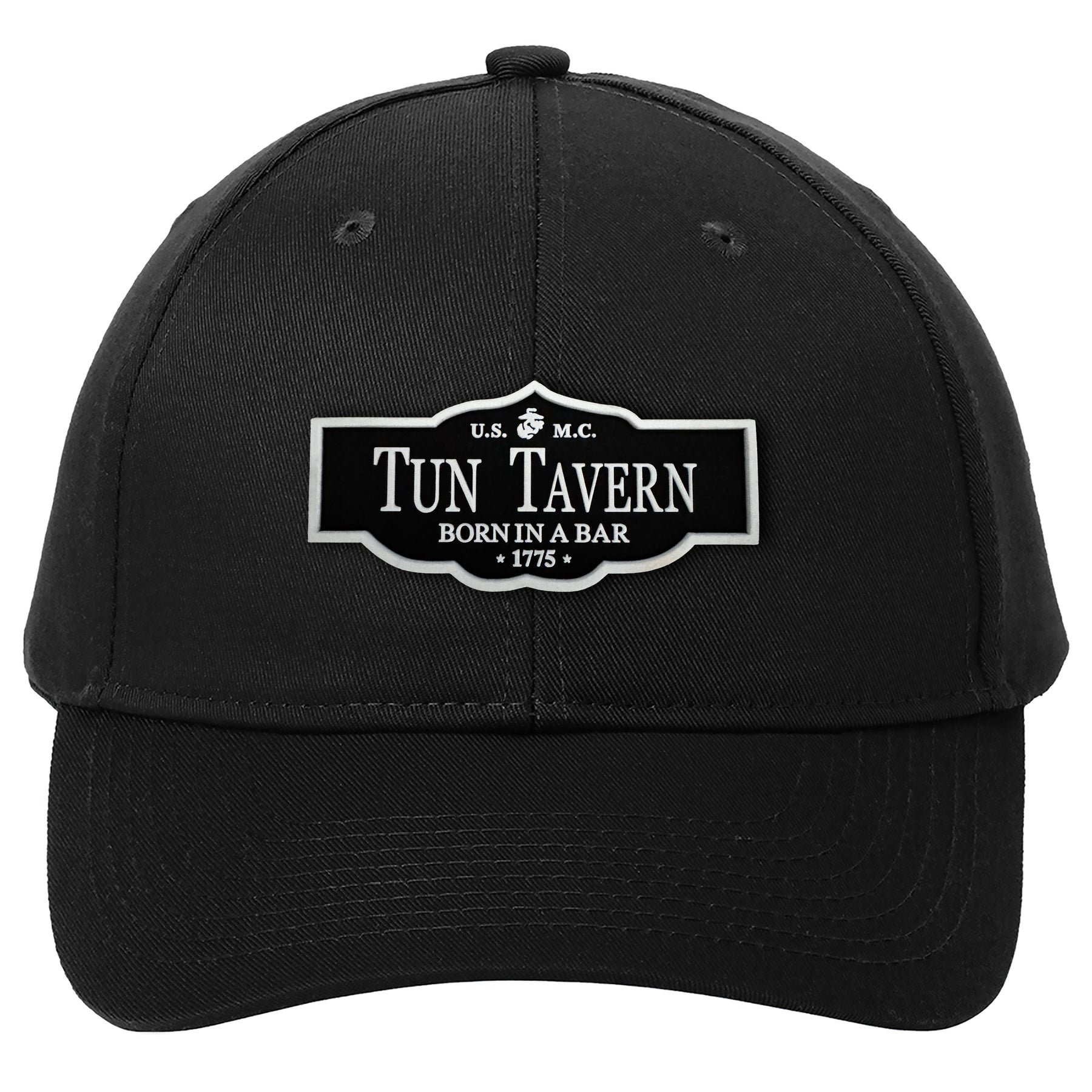3D Rubber Tun Tavern Patch Black Hat