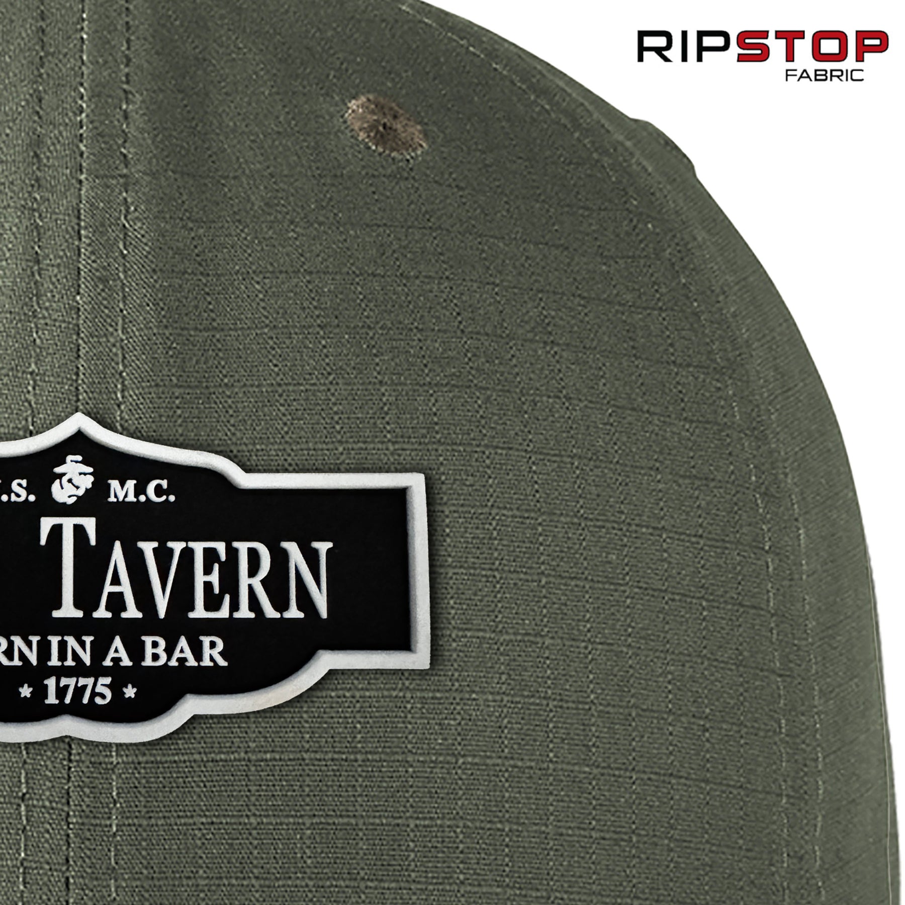 3D Rubber Tun Tavern Patch Ripstop OD Green Hat