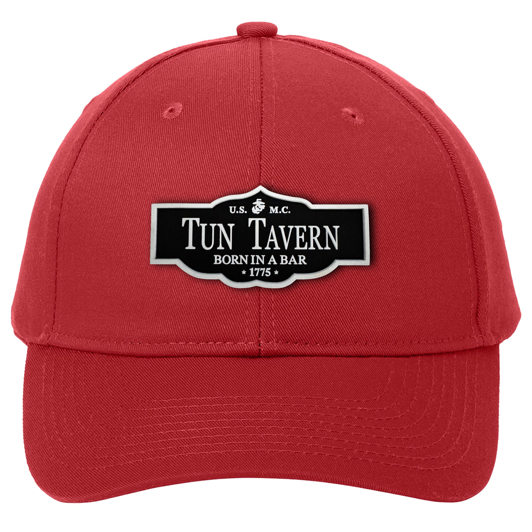 3D Rubber Tun Tavern Patch Red Hat