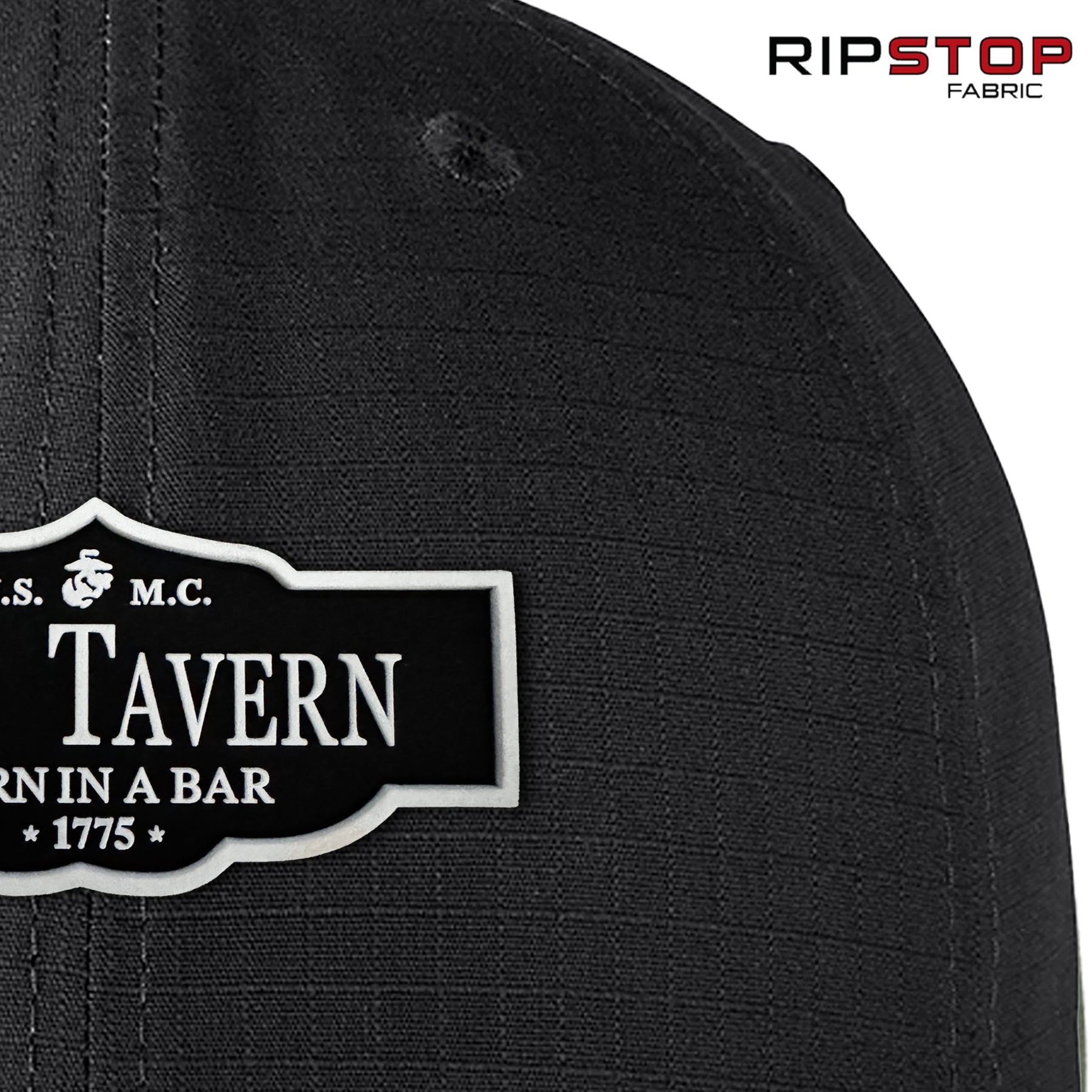 3D Rubber Tun Tavern Patch Ripstop Black Hat