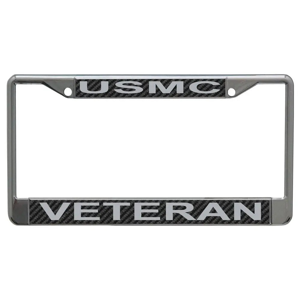 USMC Veteran License Plate Frame