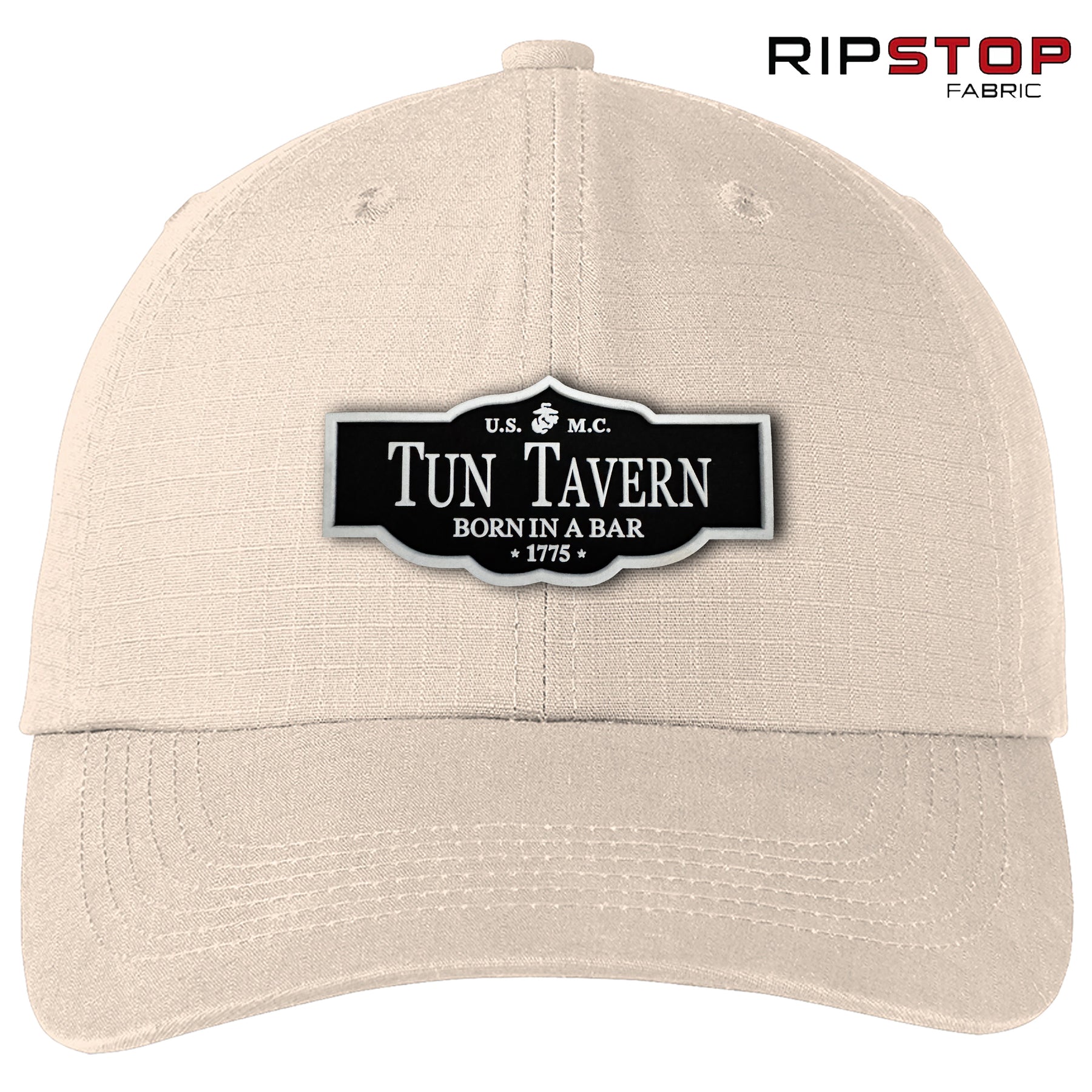 3D Rubber Tun Tavern Patch Ripstop Stone Hat