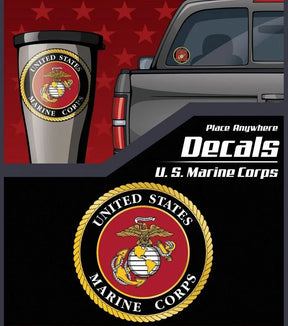 USA-Decal U.S. Marine Corps Seal Logo Decal 5.5 inches wide