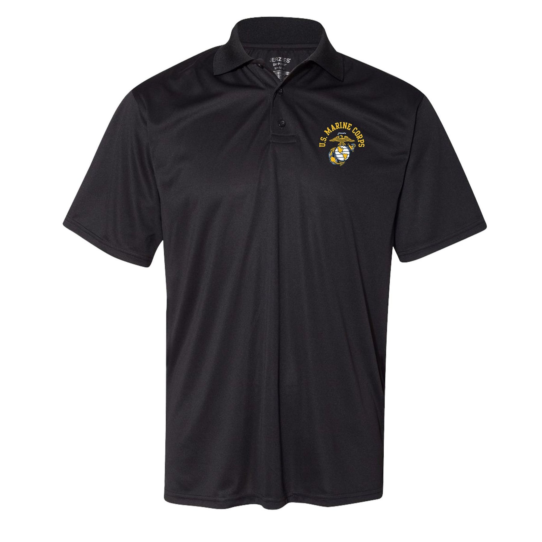 COMBAT CHARGED US Marine Corps EGA Screen Printed Dri-Fit Performance Polo - Marine Corps Direct