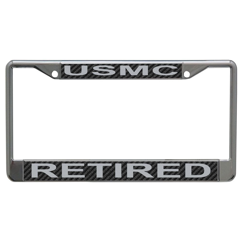 Retired Marine Corps License Plate Frame
