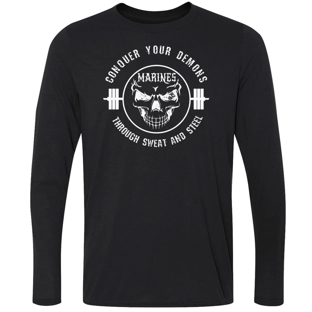 Combat Charged Conquer Your Demons Performance Long Sleeve Tee