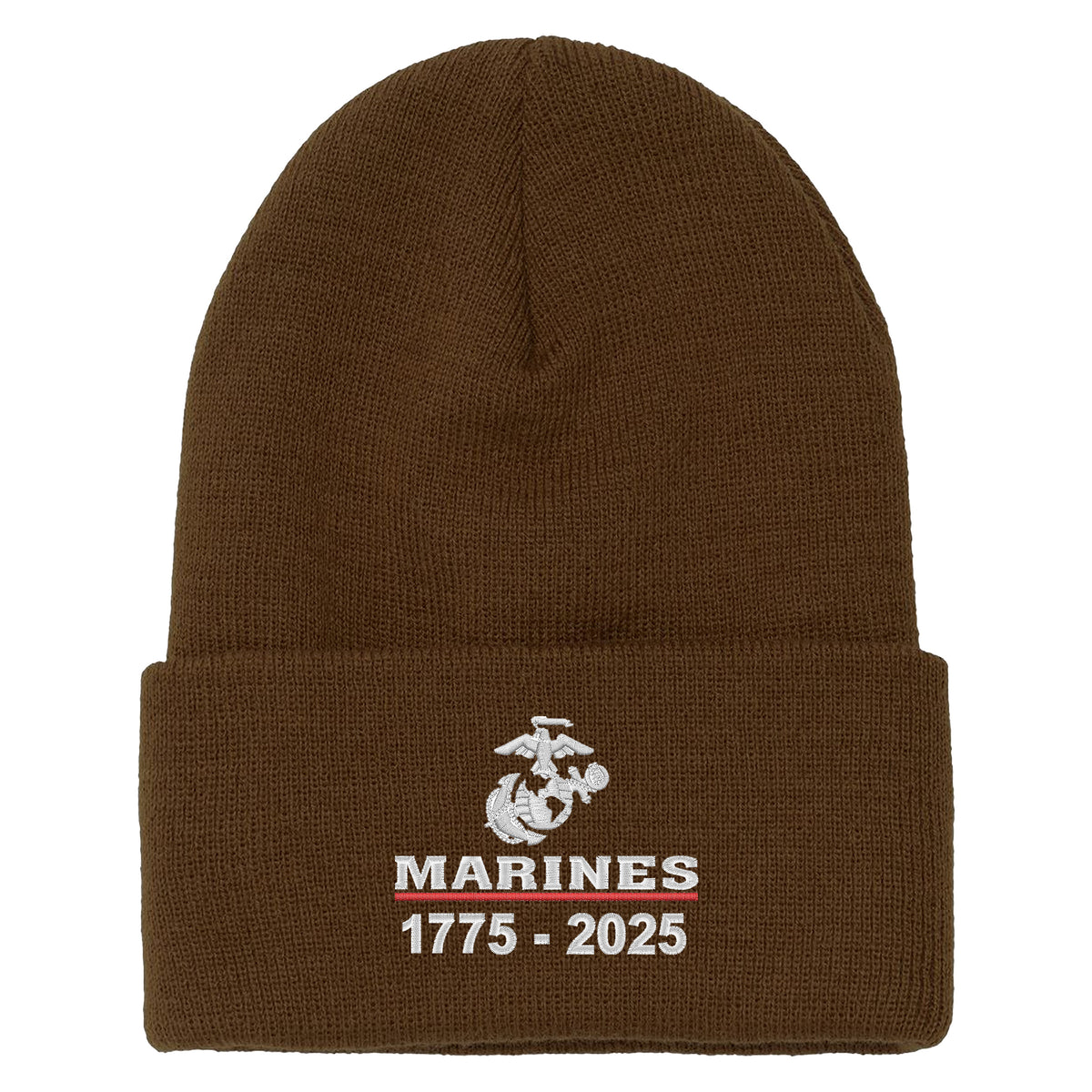 Marines 250 Years Embroidered Knit Beanie