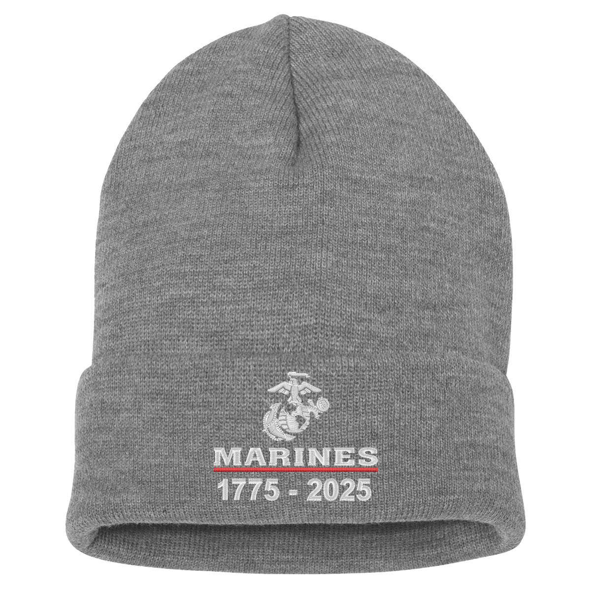 Marines 250 Years Embroidered Knit Beanie