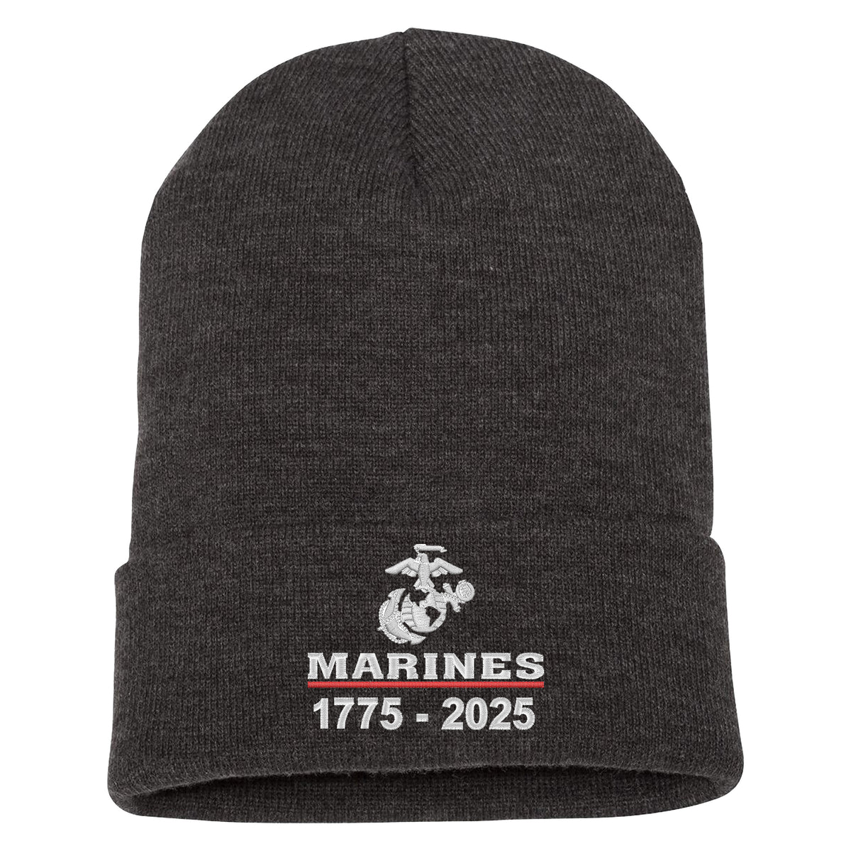 Marines 250 Years Embroidered Knit Beanie