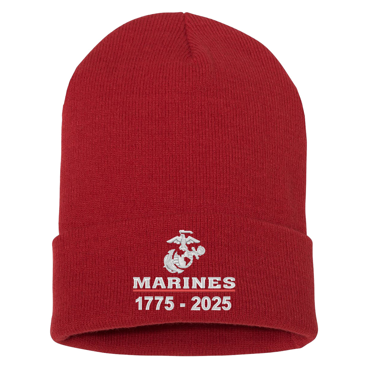 Marines 250 Years Embroidered Knit Beanie