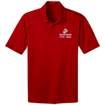 USMC 250 Years Embroidered Performance Polo