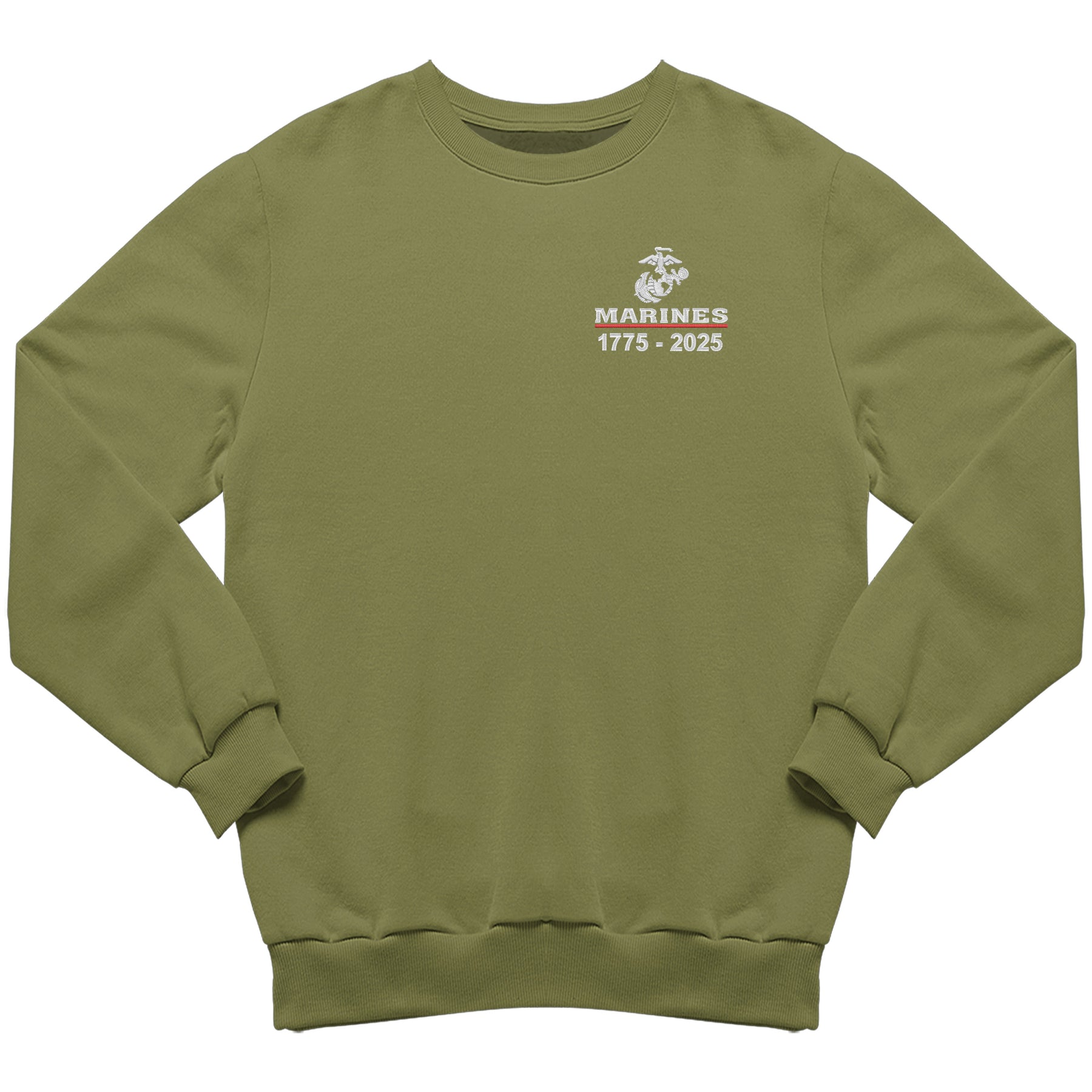 USMC 250 Years Embroidered Sweatshirt