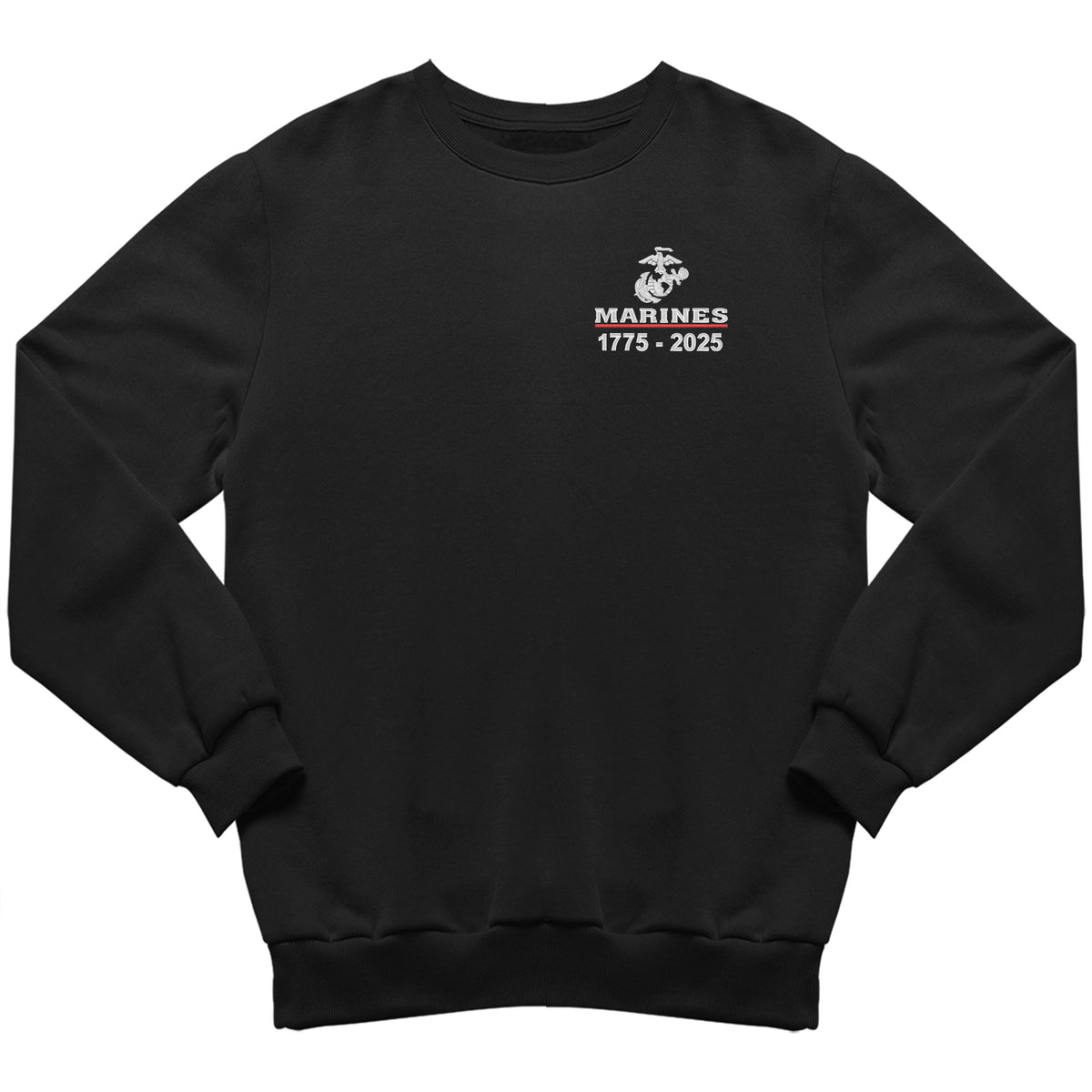 USMC 250 Years Embroidered Sweatshirt