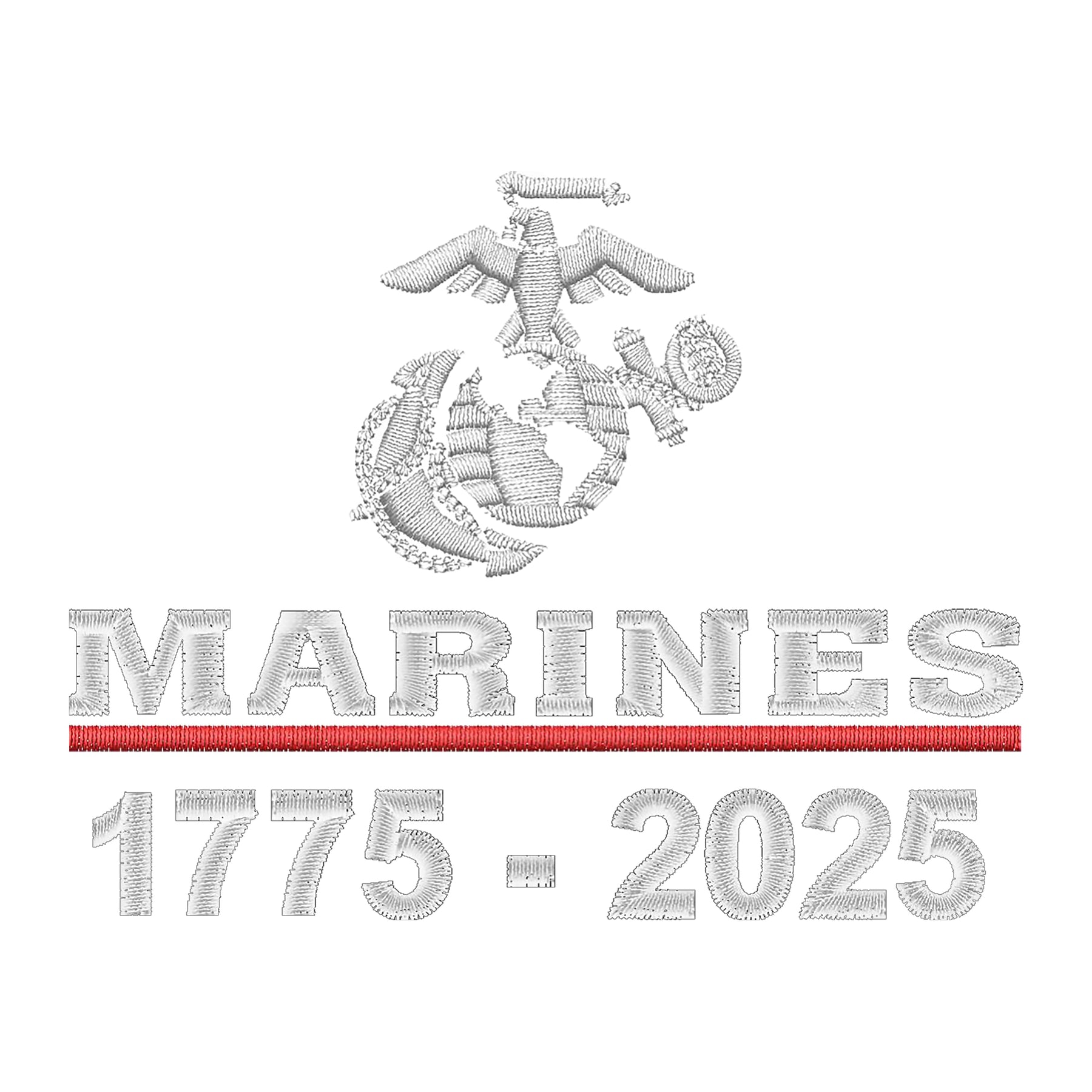 USMC 250 Years Embroidered Polo