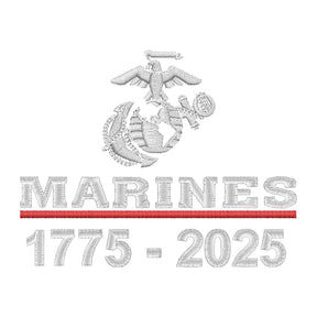 USMC 250 Years Embroidered Polo