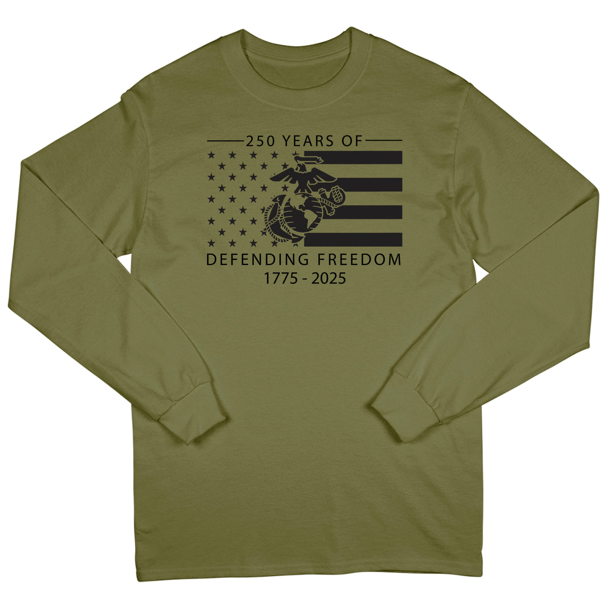 250 Years of Defending Freedom Long Sleeve Tee