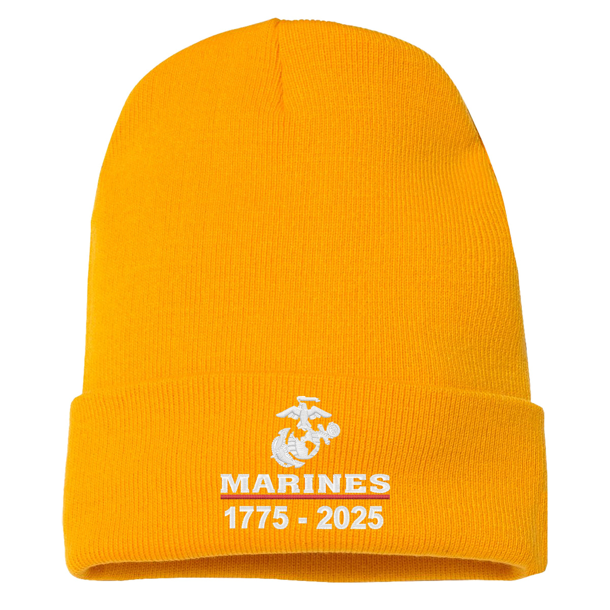 Marines 250 Years Embroidered Knit Beanie