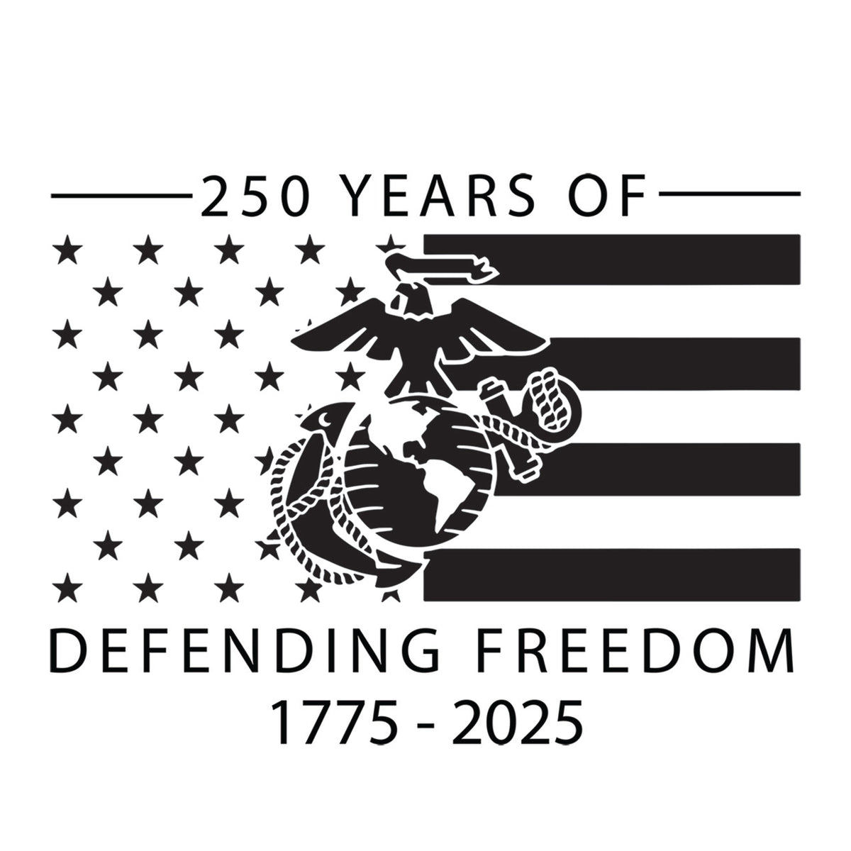 250 Years of Defending Freedom Performance Tee