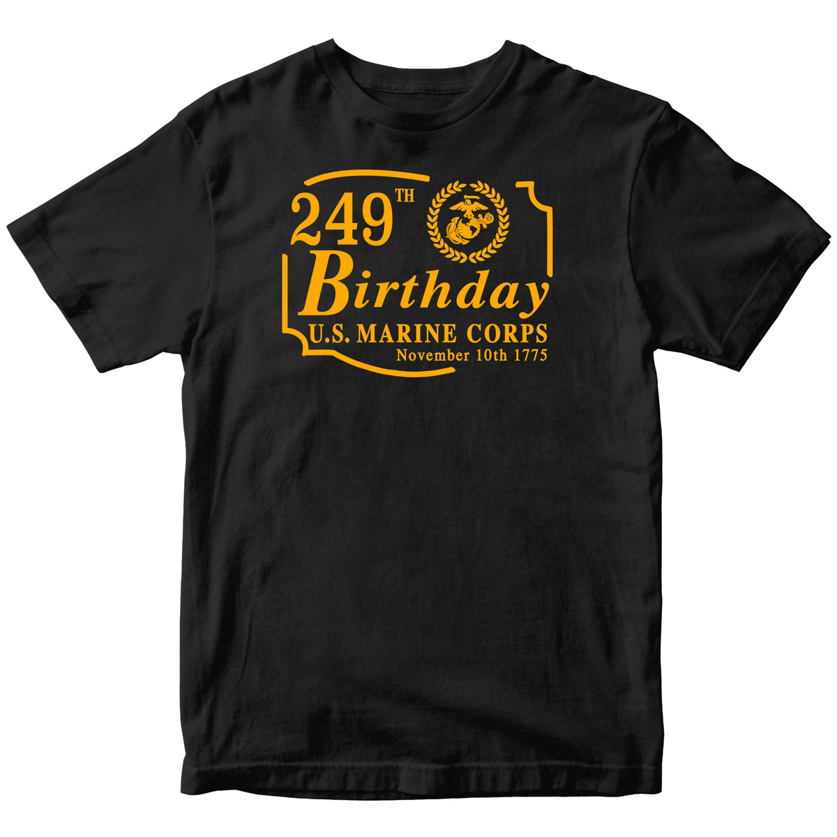 Closeout 249th Marine Corps Birthday 2-Sided Tee