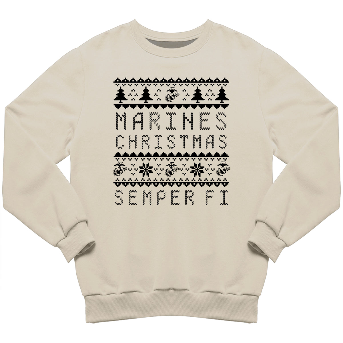 Marines Sand Christmas Sweatshirt