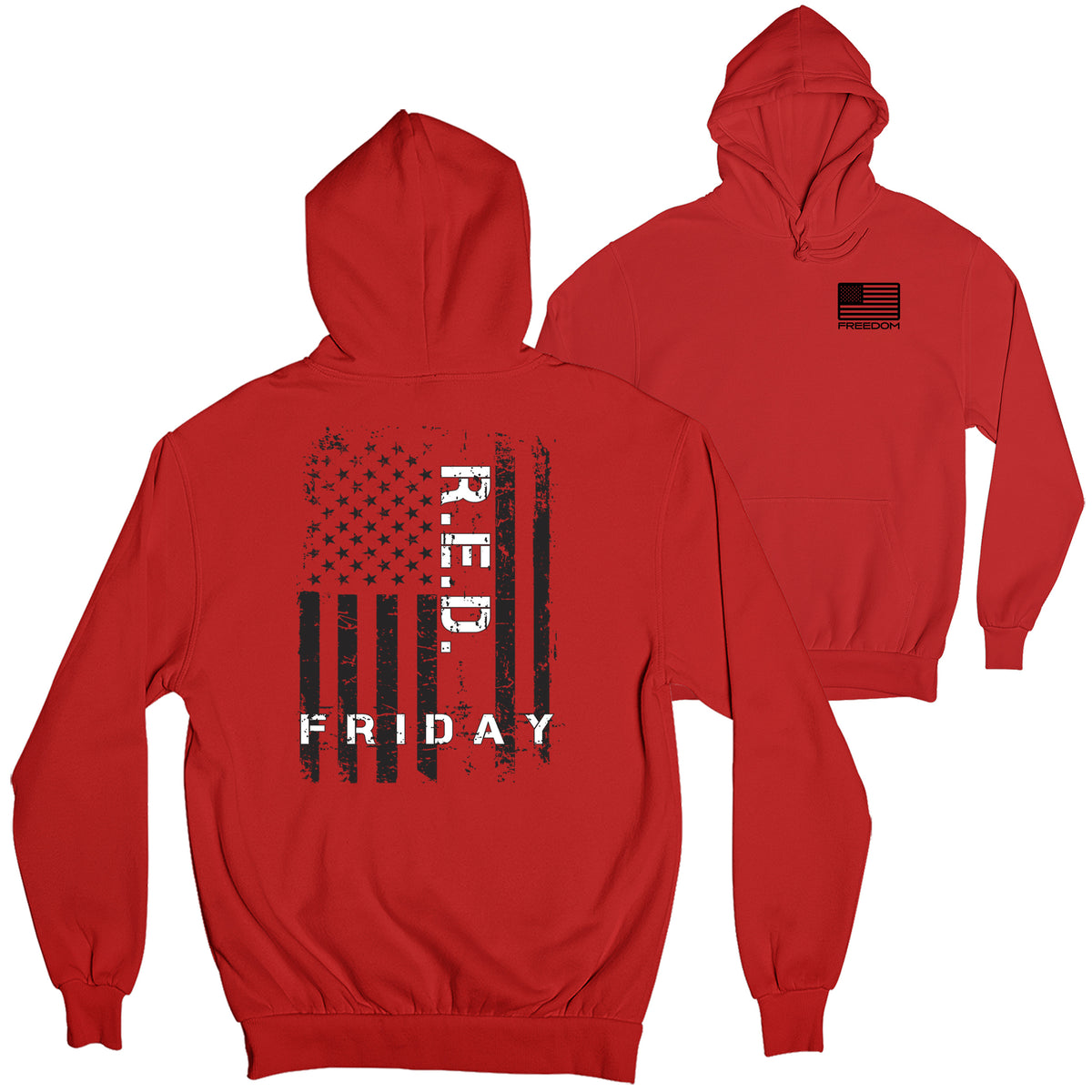 R.E.D Friday Flag 2-Sided Hoodie