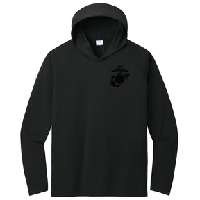 Marines EGA Performance Pullover Hooded Tee