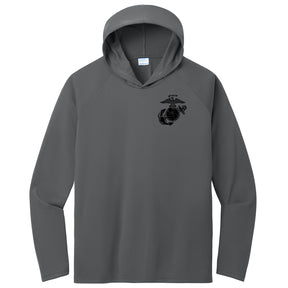 Marines EGA Performance Pullover Hooded Tee