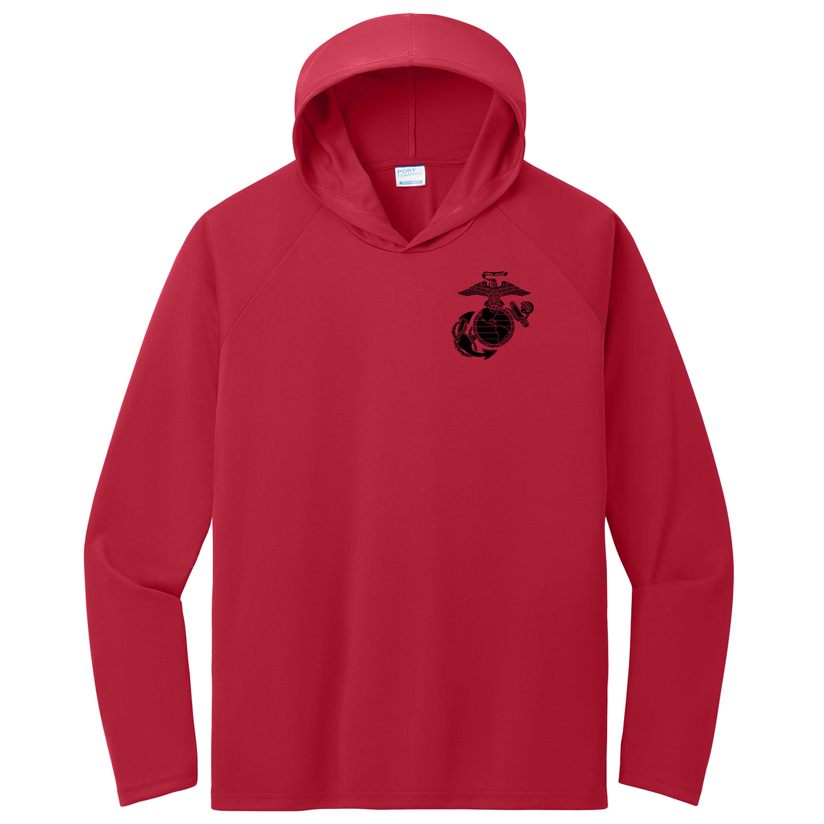 Marines EGA Performance Pullover Hooded Tee
