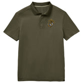 Marines EGA Embroidered Performance Polo