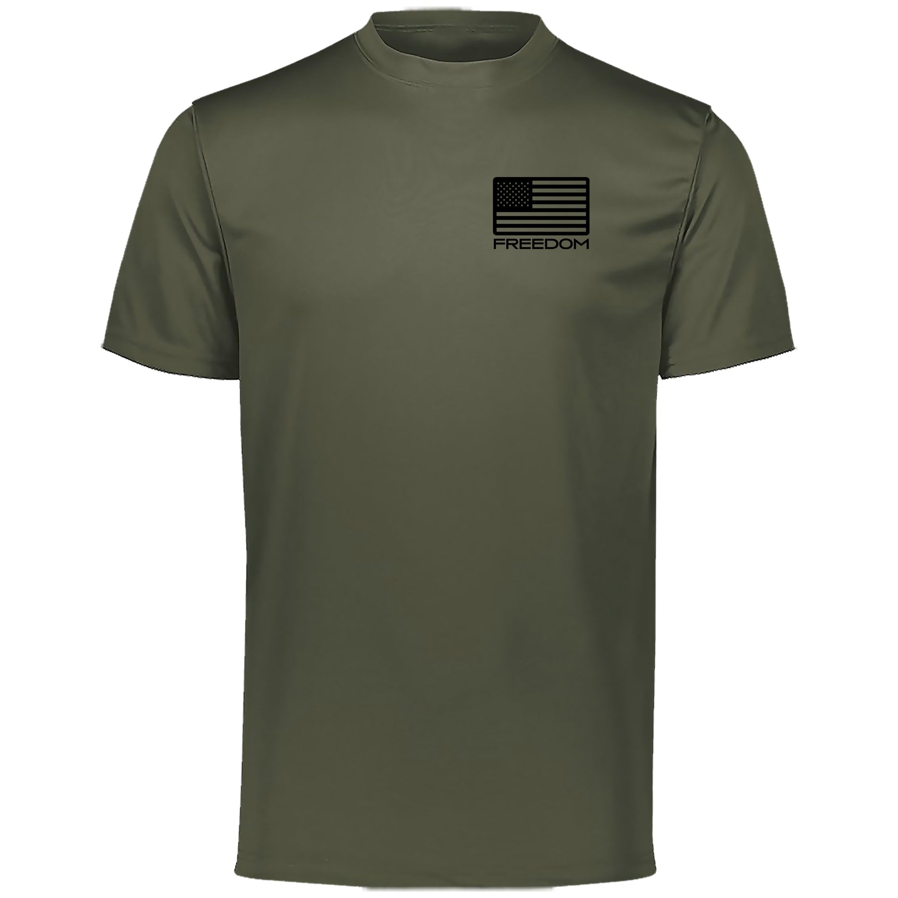 Freedom Flag Moss Performance Tee