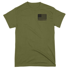 Freedom Flag Chest Seal Military Tee