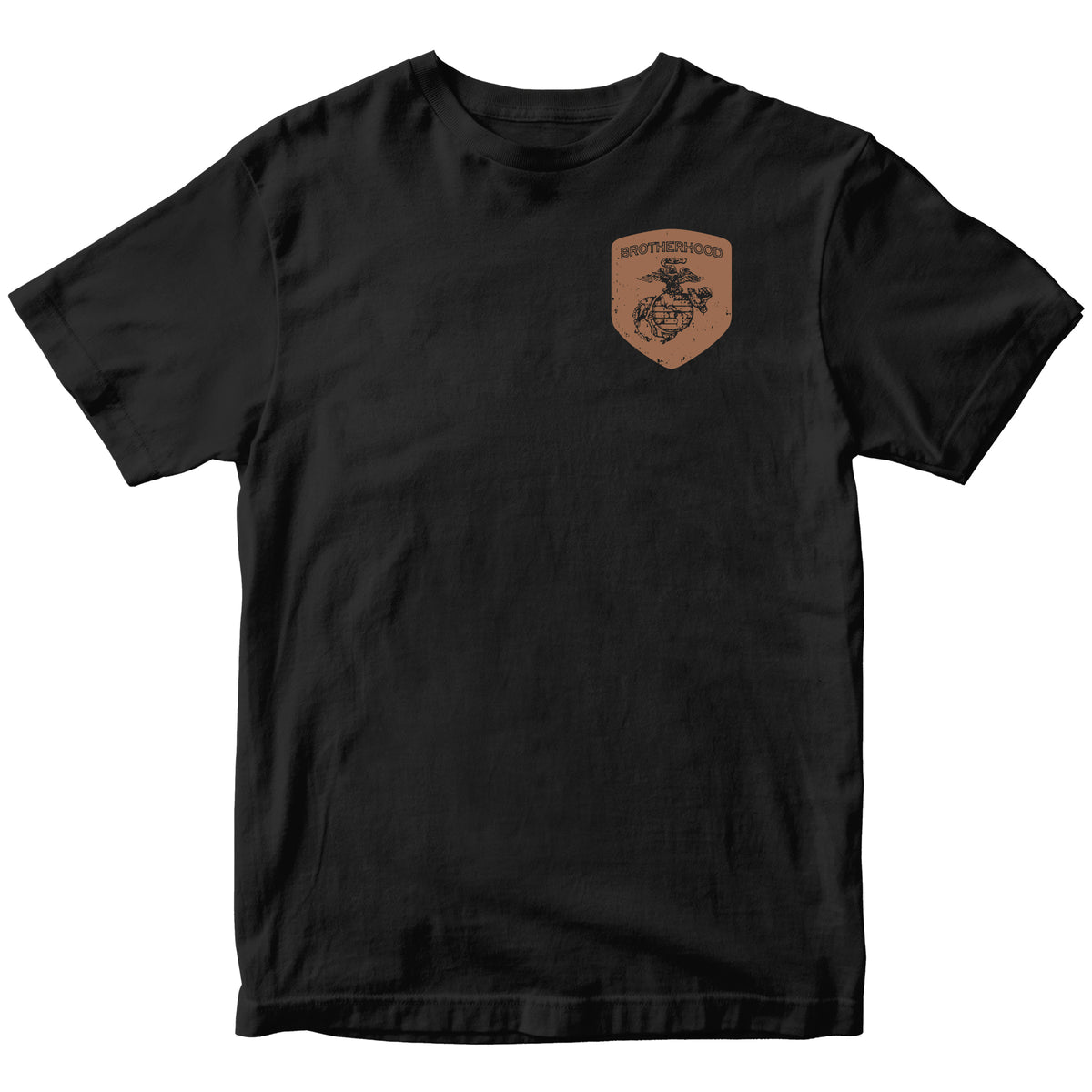 Closeout Marines Coyote Brown Distressed Brotherhood Tee