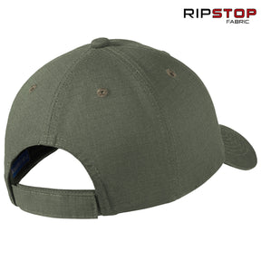 Ripstop Old School OD Green Hat (Captain's Special)