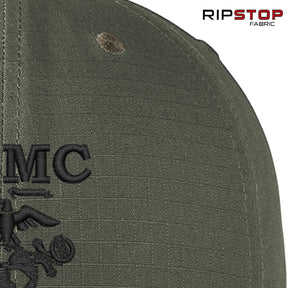 Ripstop Old School OD Green Hat (Captain's Special)