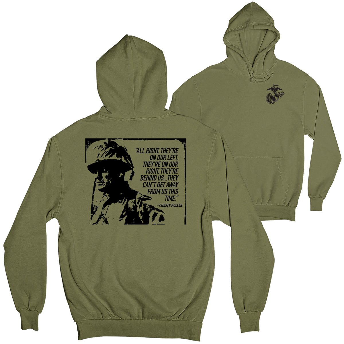 Chesty Puller Quote Hoodie
