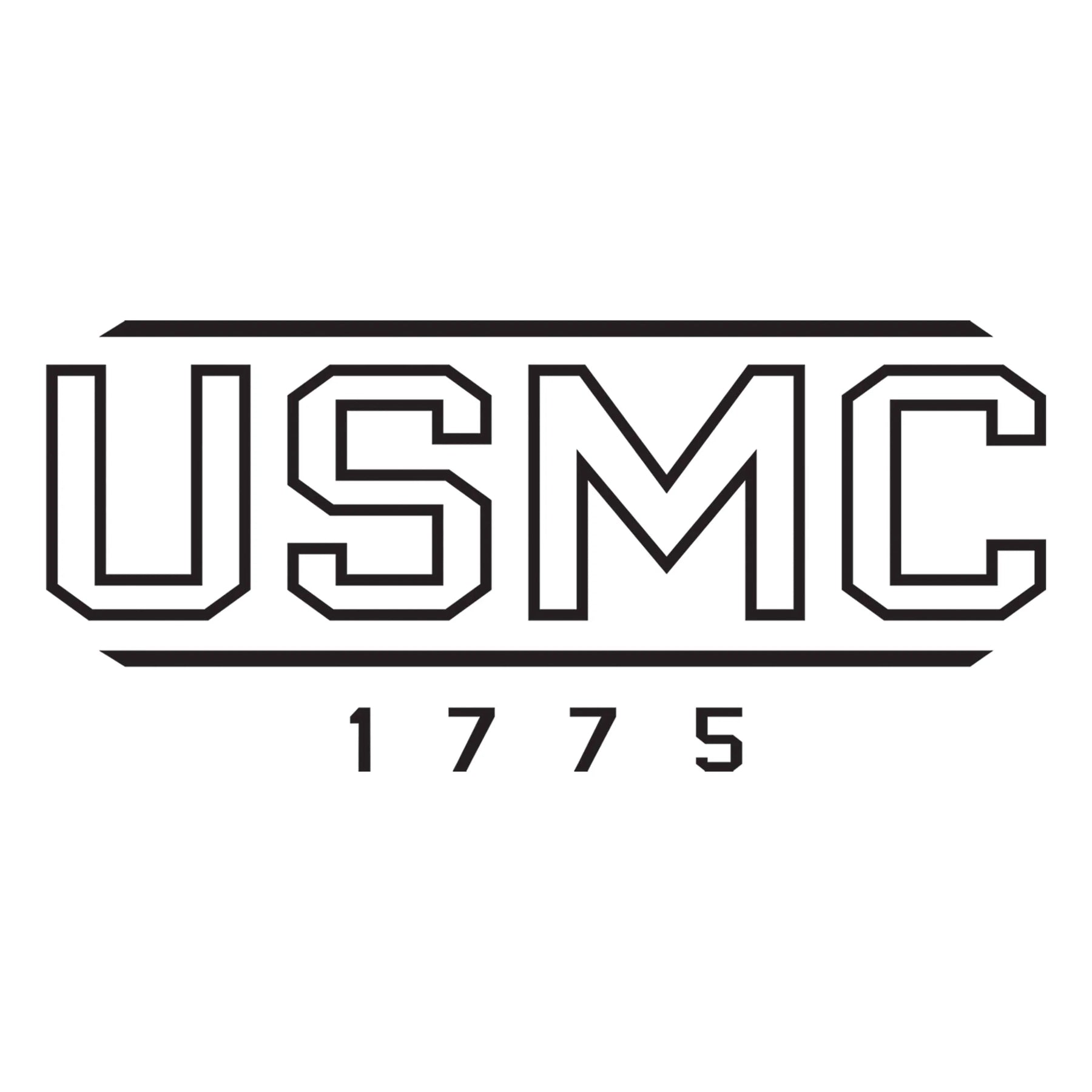 Closeout White USMC 1775 Performance Tee