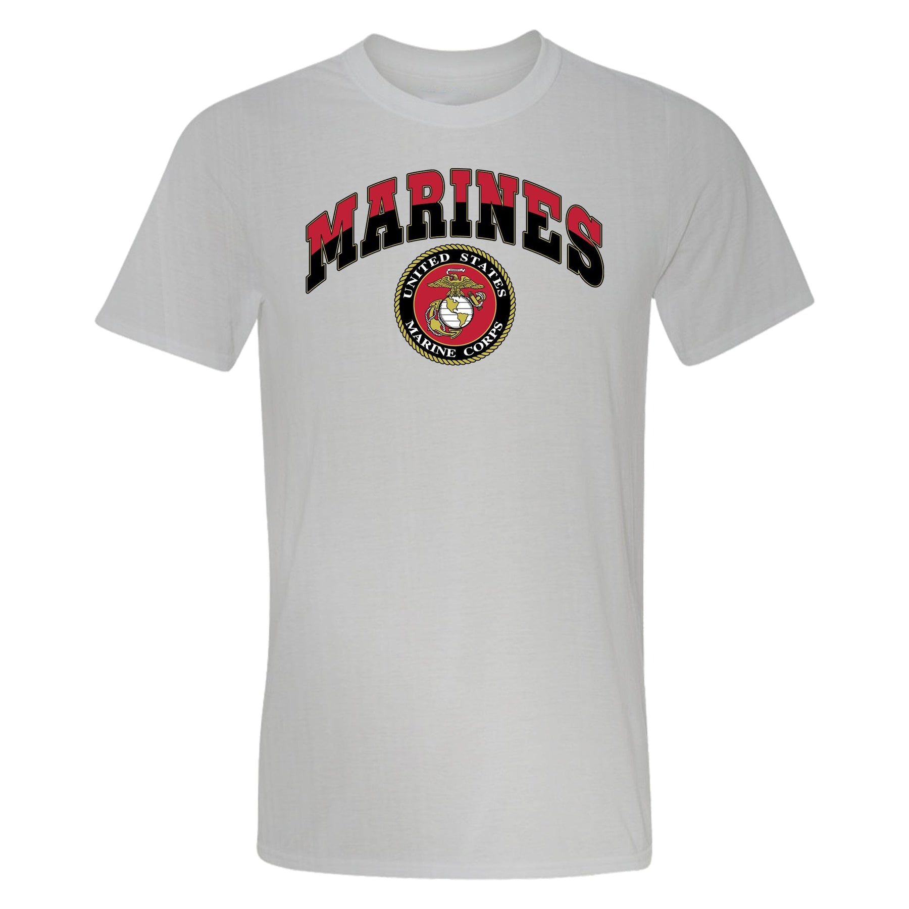 Premium Combat Charged Classic Marines Silver Performance Tee