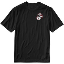 Combat Charged Red & White EGA Chest Seal Performance Tee