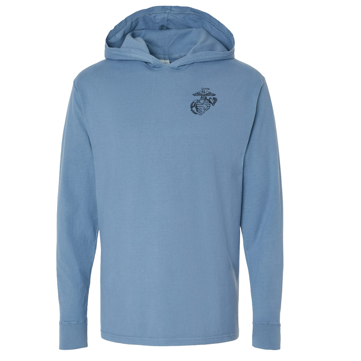 Comfort Wash EGA Lightweight Long Sleeve Hooded Saltwater Tee