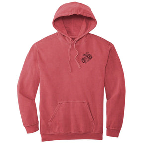 Comfort Colors EGA Crimson Hoodie (Captain's Special)