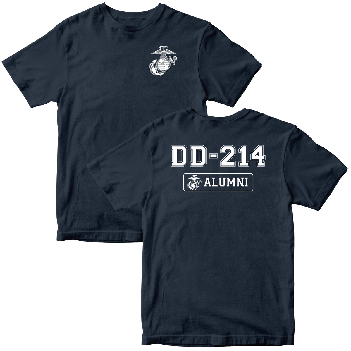 Marines DD-214 Alumni 2-Sided T-Shirt
