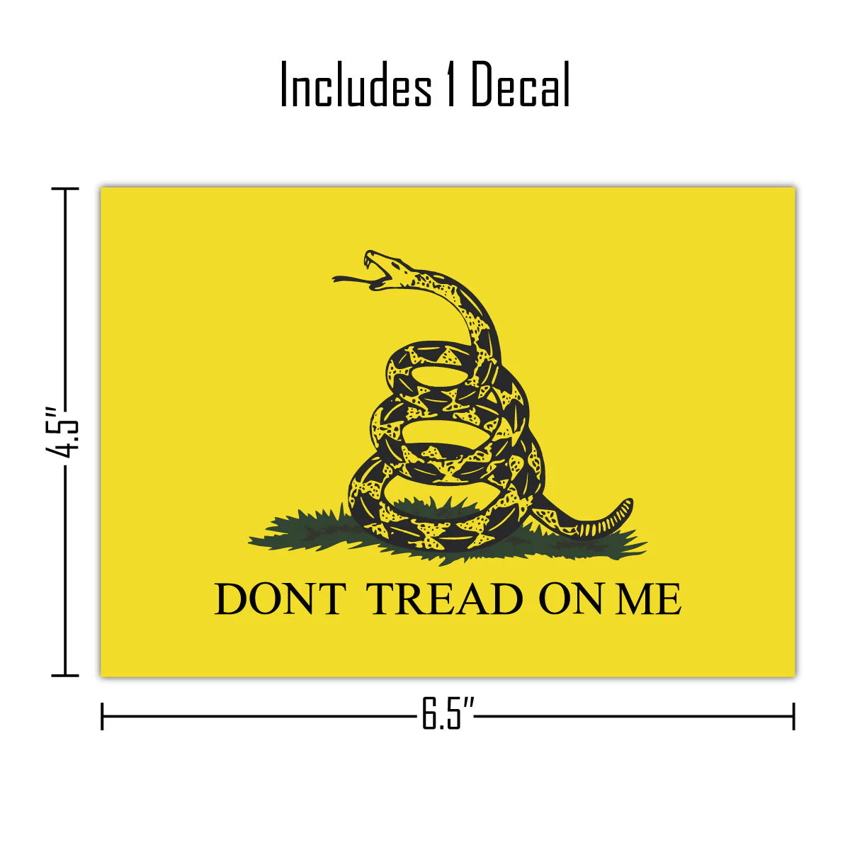 USA Decals - Patriot | Don't Tread on Me Decal