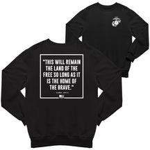 Marines Home Of The Brave Sweatshirt