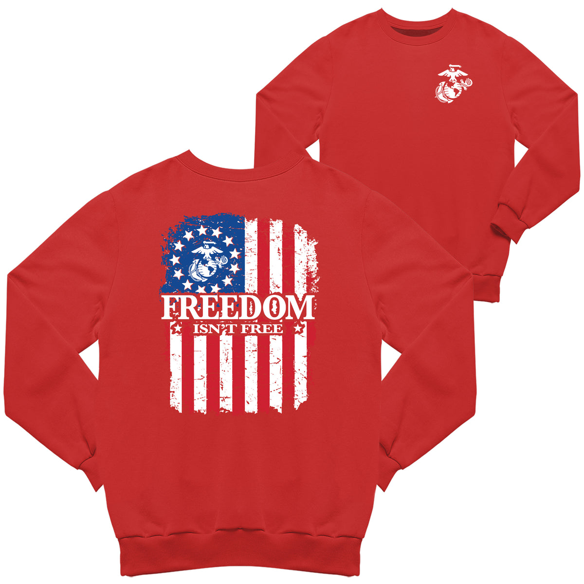 Freedom Flag 2-Sided Sweatshirt