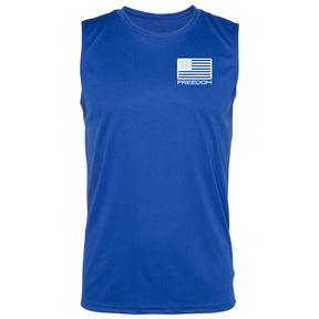 Team USA Freedom Wht Flag Performance Sleeveless Tee