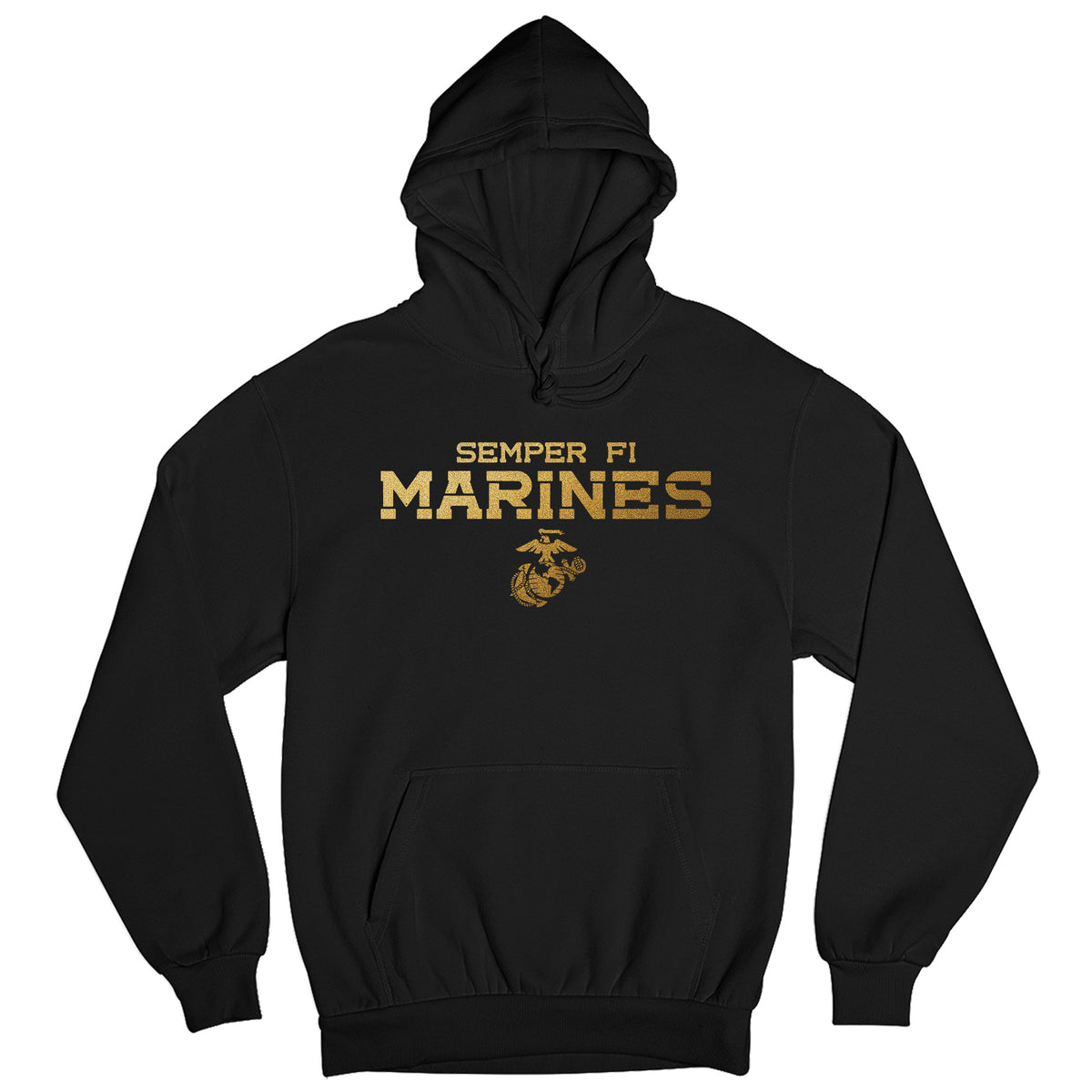 Marines Phosphorus Gold Semper Fi Hoodie